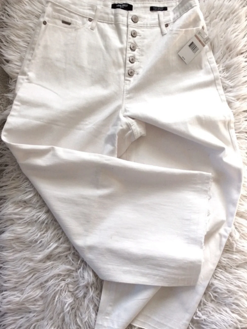 NWT Nine West High Rise Wide Crop Sophia Jean